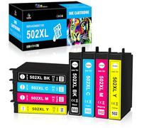 LeciRoba 502XL Ink Cartridge for epson 502xl 502 ink cartridges multipack for Epson XP-5100 XP-5105 XP-5150 XP-5155 WF-2860 WF-2865 WF-2880 WF-2885 (8-PACK)