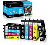 LeciRoba 502XL Ink Cartridge for epson 502xl ink cartridges and 502 ink cartridges multipack,for Epson XP-5100 XP-5105 XP-5150 XP-5155 WF-2860 WF-2865 WF-2880 WF-2885 (9-PACK)