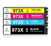 LeciRoba 973X Ink for HP 973X 973 X Ink Cartridges for HP PageWide Pro 452dw 452dn 477dw 477dn 577z 577dw 452dwt 477dwt PageWide 552dw Managed P55250dw P55750 dw P55750 dw P552 7750d75w MFP Printer