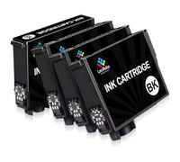 LeciRoba Ink Cartridge Replacement for XP-2100 XP-2150 XP-3100 XP-3150 XP-4100 XP-4150 XP-4155 Workforce WF-2810 WF-2820 WF-2840 WF-2870 Printer(4 Black)