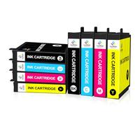 LeciRoba Ink Cartridge Replacement for XP-2100 XP-2150 XP-3100 XP-3150 XP-4100 XP-4150 XP-4155 Workforce WF-2810 WF-2820 WF-2840 WF-2870 Printer(8 PACK)