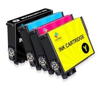 LeciRoba Ink Cartridges for Workforce WF-2810 WF-2820 WF-2840 WF-2870 XP-2100 XP-2150 XP-2155 XP-3100 XP-3150 XP-3155 XP-4100 XP-4150 XP-4155 Printer (4-PACK)