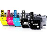LeciRoba LC422 LC422XL for Brother LC-422BK LC-422C LC-422M LC-422Y and brother