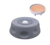 Leckball, Lick Bowl Für Hunde, PP Nassfutter Lick Pad Mit Saugnapfbecher, Puzzlespielzeug Gelangweilte, Kleine und mittelgroße Hunde für Welpen Katzen Haustiere Drinnen Draußen Wohnzimmer Boden