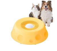Leckball, Lick Bowl Für Hunde, PP Nassfutter Lick Pad Mit Saugnapfbecher,Puzzlespielzeug Gelangweilte, Kleine und mittelgroße Hunde für Welpen Katzen Haustiere Drinnen Draußen Wohnzimmer Boden