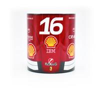 Leclerc #16 2025 Mug - Formula Racing - SF - Cars - One - Charles - Hamilton - Gift Ideas - Coffee & Tea Cup - 300ml - Merch - Souvenir - Home Office Decor - Fun Fans - Red & Carbon Fiber