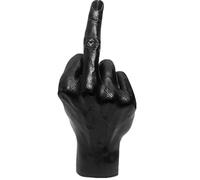 LECMACY Vertical Middle Finger Hand Gesture Desk Creative Statues, Personality Finger Gifts for Mannequin Jewelry Display Holder, Friends Family, Shop, Home Office Playroo Decor (Black-B)