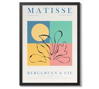 L'Ecole De Paris, Papier Découpés Henri Matisse Poster, Modern Art Exhibition Print, Abstract Boho Wall Art, Home Decor Design And Decoration, A3 (Print Only) - 42x29.7cm
