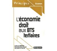 L'économie et droit aux bts tertiaires