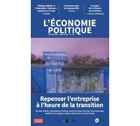 L'Economie politique - N° 111 Repenser l'entreprise à l'heure de la transition (111)