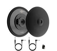 Leconova 3-Zone with choke E-Drum Cymbal Set 18 inch Ride Compatible with Roland V-drums