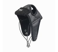 Leconpet Dog Aviator Hat, Dog Winter Pilot Hat with Ear Flaps for Cold Weather (M, Black)