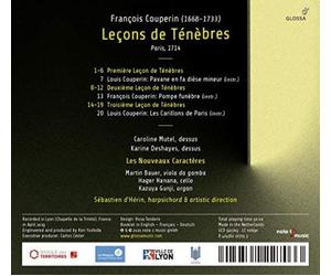 Lecons De Tenebres - Paris 1714, Caroline Muthel; Karine Deshayes, New
