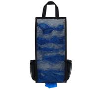 LeCorner Plastic Bag Holder, Large Capacity Grocery Bag Holder, Breathable Mesh Plastic Bag Holders for Grocery Bags Storage, Lightweight Trash Bag Holder Dispenser Organizer