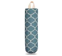 LeCorner Plastic Bag Holder, Washable Grocery Bag Holder for Plastic Bags, Strong Plastic Bag Storage Dispenser with Hanging Loop, Wall Mount Trash Bag Dispenser for Home Kitchen Cabinet