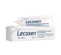 Lecoxen cream re-epithelizing and healing adjuvant. For scars and any kind of wound, prevents the formation of keloid. With vegetal extracts. 30 ml