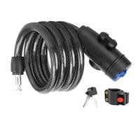 LECREA Bike Lock for Brompton G Line 2024, 110cm/1cm High Security Bicycle Cable Lock, Anti Theft Lock with Mounting Bracket for Bicycle Motorcycle Mountain Bike