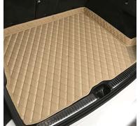 LECREA Car Boot Liner for Volvo XC90 7seats 2015-2024, Car Leather Boot Liner Mat, Waterproof and Non-slip Trunk Protection Mat, Car Trunk Pad Cargo Protection Mat,D Beige
