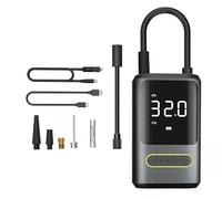 LECREA Tyre Inflator Portable Air Compressor for BMW i4 2021 2022 2023 2024 2025, Car Tire Pump with Overinflate Protection, for Car, E-Bike, Motorcycle, Bicycle & Balls