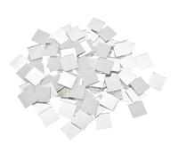 Lecreatekit 100PCS Glass Mirror Stickers, 20x20mm Self-Adhesive Mosaic Tiles for DIY Disco Ball, Wall Decor for Home Kitchen Bathroom
