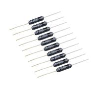 Lecreatekit 10pcs SW-200D Gold Plated Vibration Switch Roller Sensor Metal Single Footed for Small Current Circuits Tilt Trigger 12V 0.02A