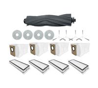 Lecreatekit 17-Piece Accessory Kit for Dreame L10s Ultra, for l10 Ultra, for xiaomi X20+ & X10+, with Rubber Brush, HEPA Filters, Mop Pads, Side Brushes and Dust Bags