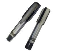 Lecreatekit 2-Pack HSS Metric Taper Tap Set, 12mm x 1.25mm Right-Hand Thread, High-Speed Steel Tap for Threading in Metal and Alloy