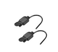 Lecreatekit 2 Pack TIG Welding Torch Trigger Switch Button for Plasma Cutter, High Sensitivity Fast Control, Black Plastic Replacement Part 185mm Cable