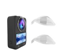 Lecreatekit 2 Pack Transparent PC Lens Protector for for dji for osmo 360, Anti-Scratch Camera Guard with Moisture Resistance, Compact 3.9x3.6cm Cover