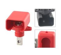 Lecreatekit 2Pcs 150A All-Copper Lithium Battery Terminals, Red Black Energy Storage Connectors with Protective Cover, Screw Fixing for Solar Power System Wall Mount