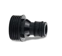 Lecreatekit 3/4 in for bsp Male Thread Garden Hose Adaptor for Water Sprayers and Pipes - Plastic Quick-Connect Fitting, 20mm ID / 25mm OD, Black & Yellow