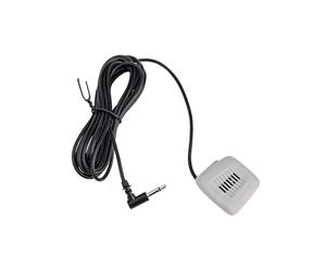 Lecreatekit 3.5mm Car Audio Microphone Wired External Mic for BMW Roof Panel Reading Light, ABS Black Replacement Part 50Hz-20KHz
