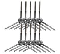 Lecreatekit 4/10 Pack Side Brushes Compatible with Vyzzle D10, for ilife V20, for laresar L10, for roidmi Eve & for rook S Robot Vacuum Cleaner, Nylon Replacement Parts for Corner Cleaning