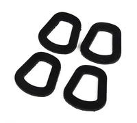 Lecreatekit 4 Pack Rubber Fuel Seals for 5L 10L 20L Petrol Canisters, 54mm Jerry Can Gasket Replacement Parts, Easy Install Black Rubber Sealing Rings