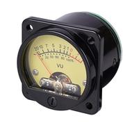 Lecreatekit 45mm VU Level Meter with Backlight LED Driver Board, Stereo Audio DB Power Volume Tester for DIY Studio Mixer, AC/DC 6V-12V