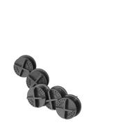 Lecreatekit 5Pcs Cowl Panel Clip for Land for ROVER Range for ROVER, Nylon for battery Cover Fastener Replaces LR024316, 9mm Hole Black Plastic Retainer