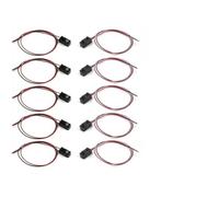 Lecreatekit 5Pcs IR Break Beam Sensor Module, DC 3-5V Infrared Photoelectric Switch with 2ms for response for Arduino Robotics DIY Counting Projects, Black 20x10x8mm