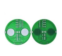 Lecreatekit 6PCS Electronic Gyroscope Soldering Kit, Portable DIY Welding Practice Set for Hobbyists, Green Plastic and Metal Components for STEM Education Projects