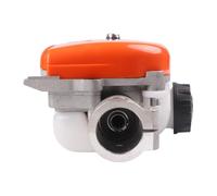 Lecreatekit Aluminium Chainsaw Gear Head Assembly for 26mm Pole Saw Hedge Trimmer with 9 Splines Replacement Part