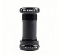 Lecreatekit Aluminum Alloy Bike Bottom Bracket for BSA 68-73mm, English Threaded BB Cup for SRAM for gxp 24mm Axle, for fsa and Raceface, Black