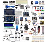 Lecreatekit Ardest M1 STEM Electronics Kit for Arduino for mega 2560 with LCD1602, & Sensors, 100+ Components for Students Makers