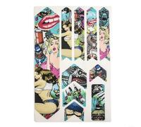 Lecreatekit Bicycle Frame Stickers,Reflective Bike Frame for PROTECTION Tape With Three-layer Construction Provides Excellent Water Resistance