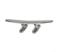 Lecreatekit Boat Mooring Cleat, Stainless Steel Ship Mooring Clamp, 316 Mirror Polished Four Hole Flat Top Mooring Cleat, Withstand Harsh Marine Environments(4 IN)