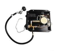 Lecreatekit Burner Assembly,47000 BTU Patio Heater Glass Tube Burner Module Replacement No Additional Drilling With Regulator Assembly Kit(D)