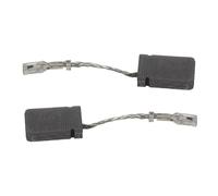 Lecreatekit Carbon Brush 5x10x17mm for Bosch Angle Grinder GWS PWS PKS GKS, Compatible with Models 1607014176, Graphite Motor Replacement Part with Cables and Ring Lugs (2 Pack)