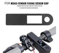 Lecreatekit Carbon Fiber Protective Film for for xiaomi M365/Pro Electric Scooter Dashboard - Scratch-Resistant, Waterproof, Self-Adhesive Screen Sticker (Black, 2-Pack)