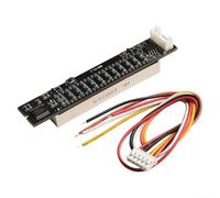 Lecreatekit Compact VU Meter LED Display Designed to Show Real Time Audio Levels on Both 12 Volt and 24 Volt Inputs (B)