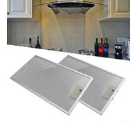 Lecreatekit Cooker Hood Filters, Range Hood Filter Replacement Parts, Aluminum Range Hood Grease Filter For HOWDENS LAMONA Cooker Hoods Set Of 2, Dimensions 460X260mm