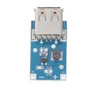Lecreatekit DC-DC Boost Module 0.9V to 5V 600mA Step Up Converter Board with USB Female Output and LED Indicator for DIY Power Supply Projects