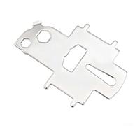 Lecreatekit Deck Fill Plate Key Kit Gas Water Waste Diesel Tank Filler Cap Keys Stainless Steel Multi Tool Floating Keychain